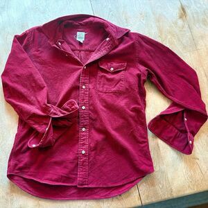 J.G. Hook Vintage Red Flannel Men's Button Down Shirt